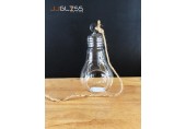 Bulb 18.5 cm. - แจกันแขวน Terrarium ทรงหลอดไฟ เนื้อใส ความสูง 18 ซม.